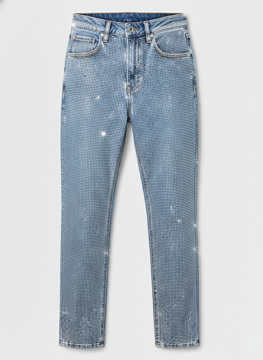 Éclat High Waist Straight Jeans