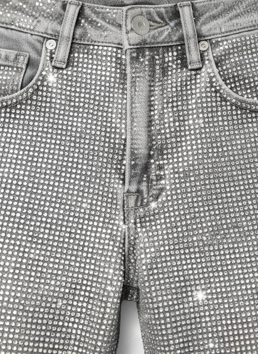 Éclat High Waist Straight Jeans