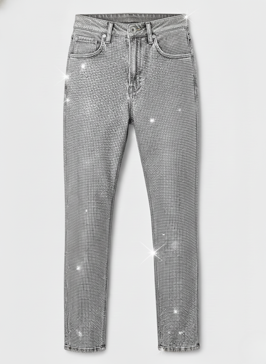 Éclat High Waist Straight Jeans